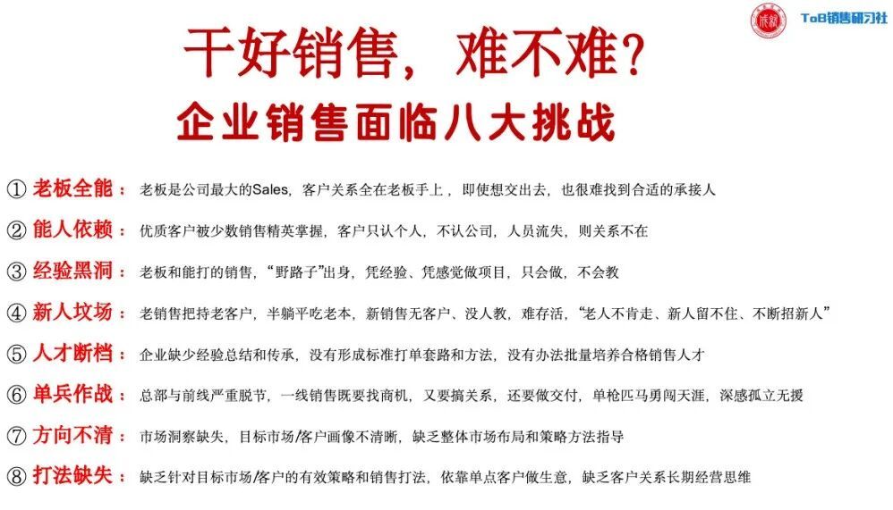 锻造销售铁军，构建增长引擎！